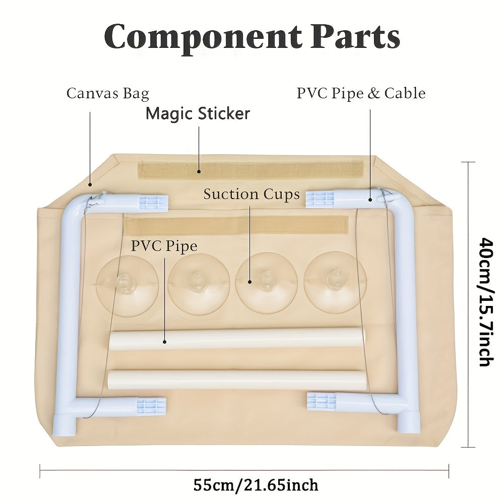 Window-Mounted Cat Hammock Detachable Washable Cushion for Indoor Cats