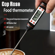 Цифровой пищевой термометр из ABS-материала, жидкостный термометр-ручка для барбекю, выпечки, кухни, измерения масла