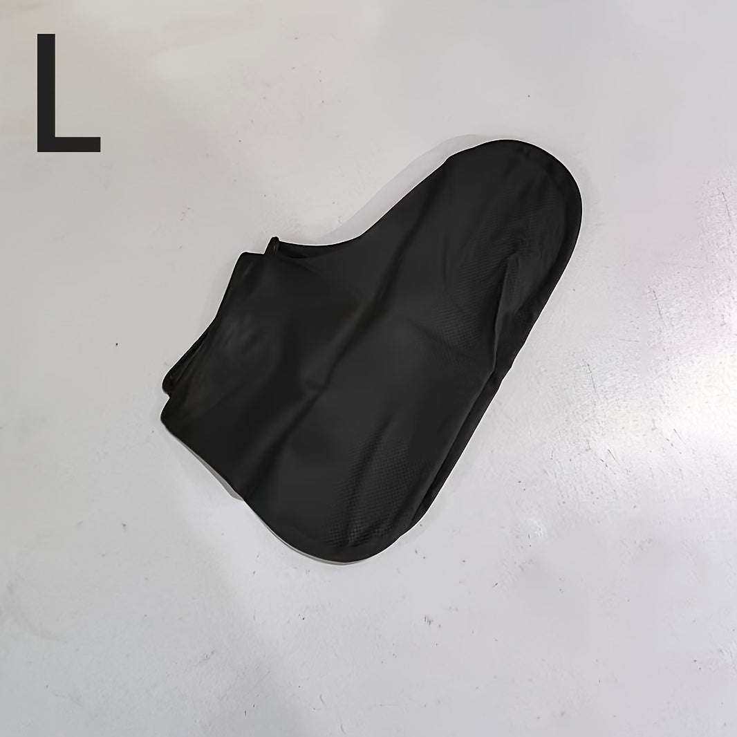 Unisex rezin suv o'tkazmaydigan poyabzal qoplamalari qayta ishlatiladigan yomg'ir botinka ustki oyoq kiyimlari tormozsiz