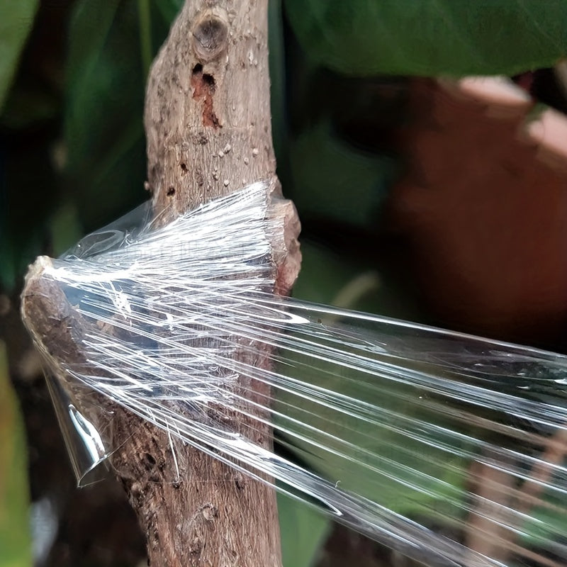 Cinta de injerto para árboles frutales transparente 2cm x 10m, película de envoltura duradera