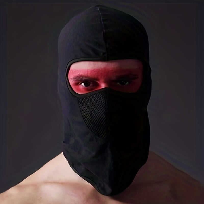 Unisex Breathable UV-Protection Motorcycle Headgear with Sweat-Absorbing Liner