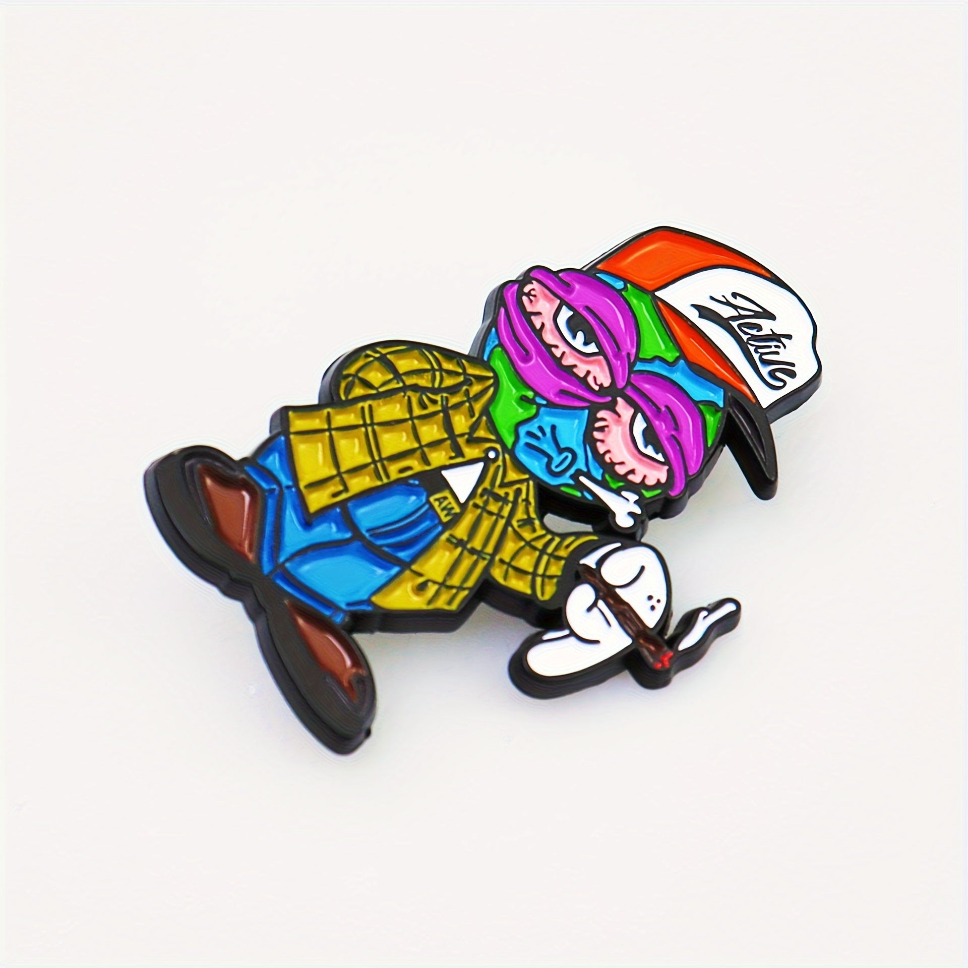 Men's Enamel Baseball Cap Pin Durable Stylish Hat Accessory Gift