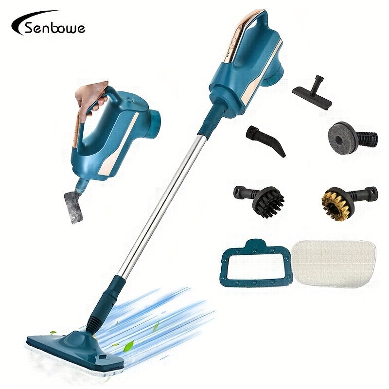 Steam mop — bu polni tozalash va boshqa sirtlarni tozalash uchun ko'p qirrali uy ro'zg'or steam tozalovchi bo'lib, ajraladigan qo'lda 6-in-1 aksessuarga ega.