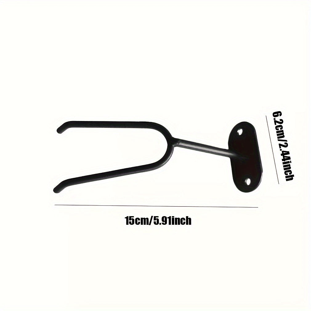 Paint Spray Gun Wall Mount Holder Gravity Feed Bracket Black