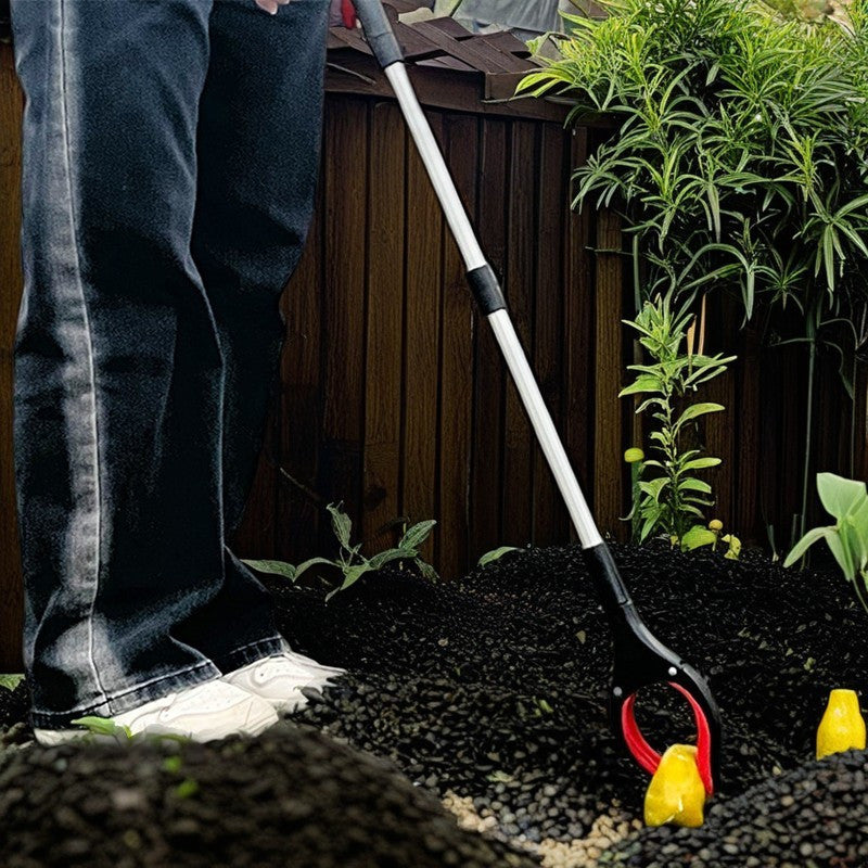 Ergonomic Aluminum Cleaning Tool for Garbage, Fire, Yard, and Home Use