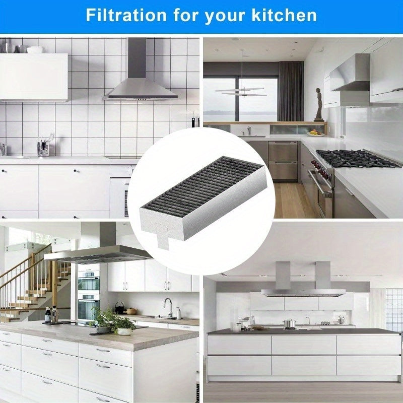 Filtro de carbón activado de reemplazo para campanas extractoras de cocinas comerciales