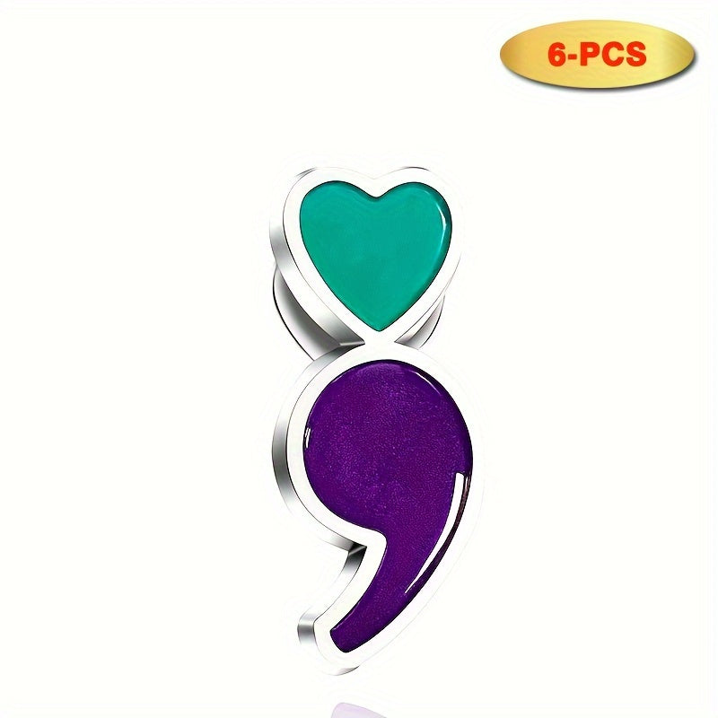 Mental Health Awareness Lapel Pin Pack of 6 or 12 for Suicide Prevention