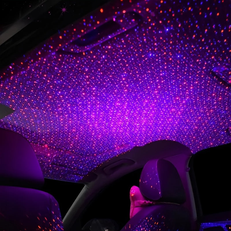 Luz LED interior para coche con proyector para atmósfera y ambiente