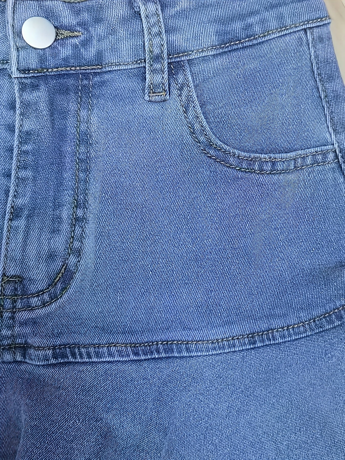 Falda larga casual de talla plus con volante elástico en el dobladillo gris