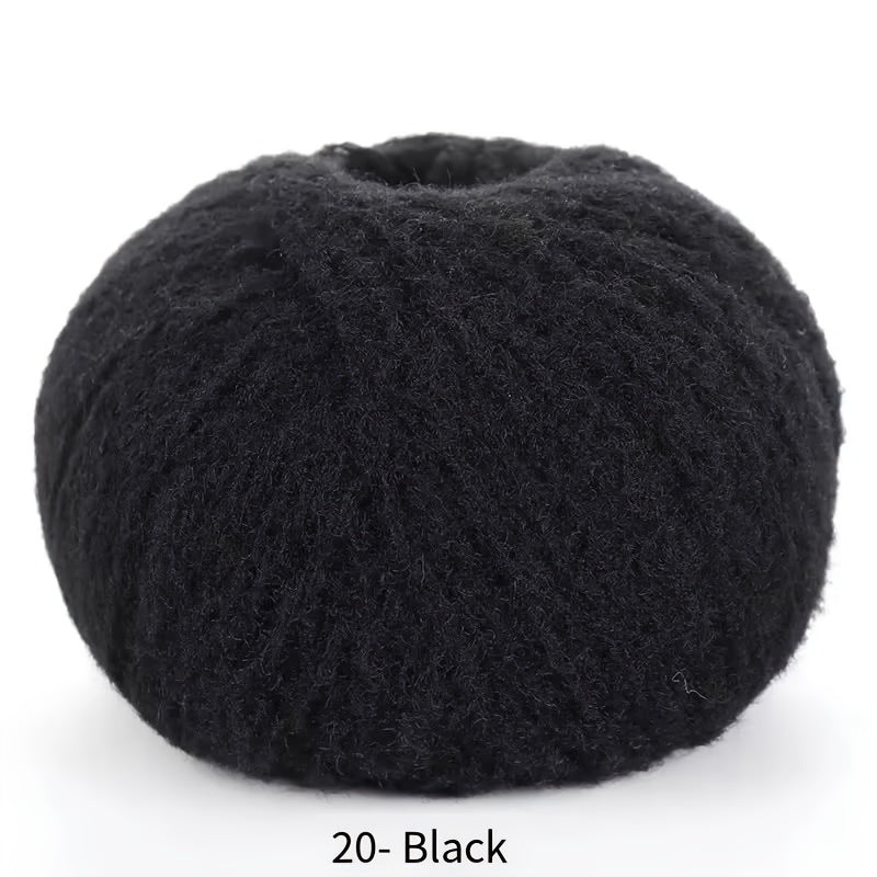 Soft Velvet Yarn Roll 40g Mixed Color Nylon for Knitting Dolls Scarves Blankets