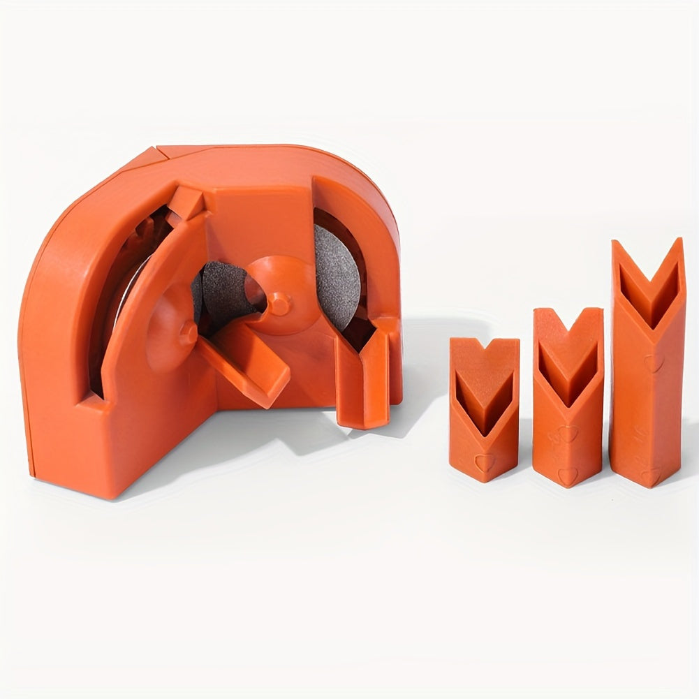 4-Piece Manual Drill Bit Sharpening Tool Set for Twist and Impact Drills