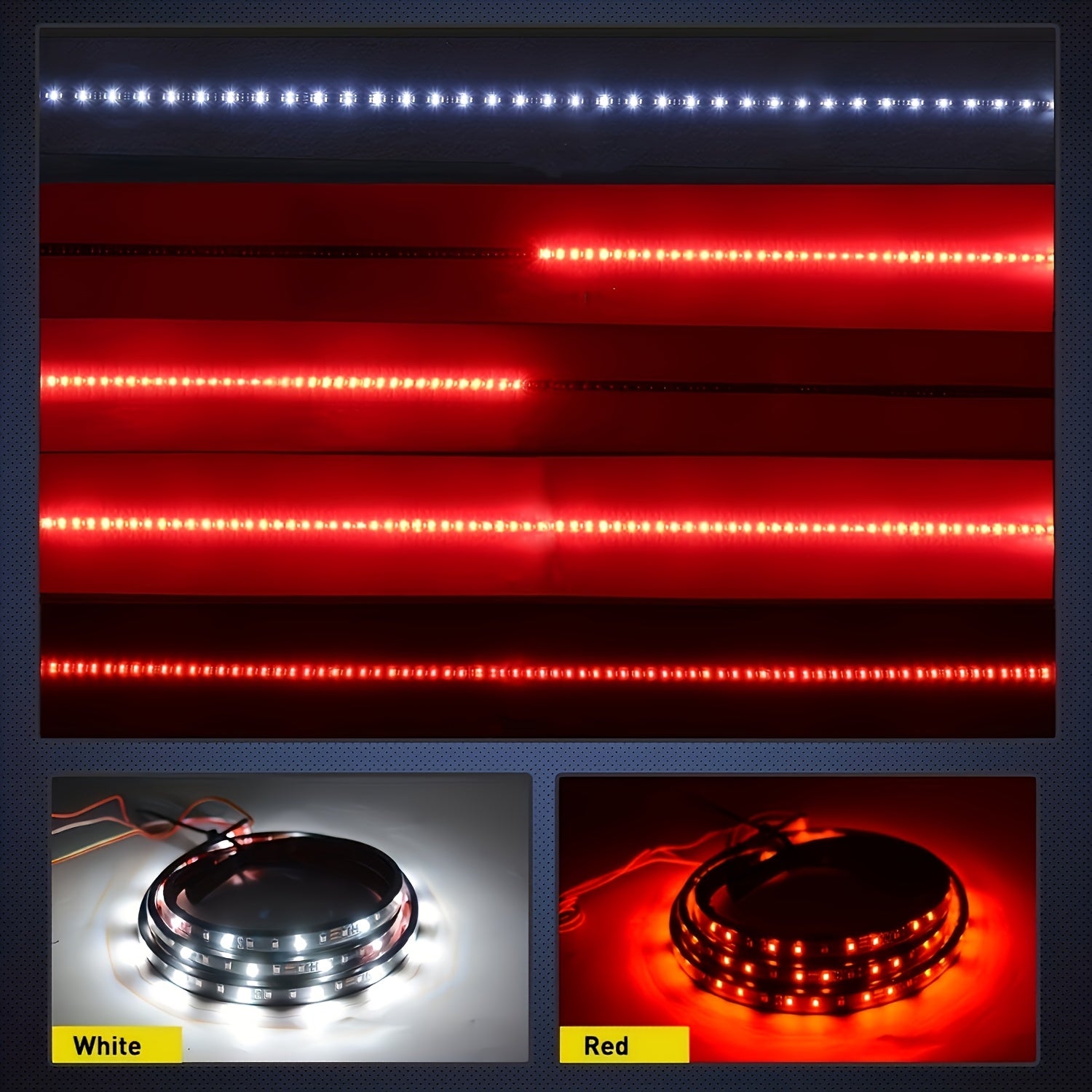 60-Inch LED Tailgate Light Bar Waterproof Easy Install No Drill