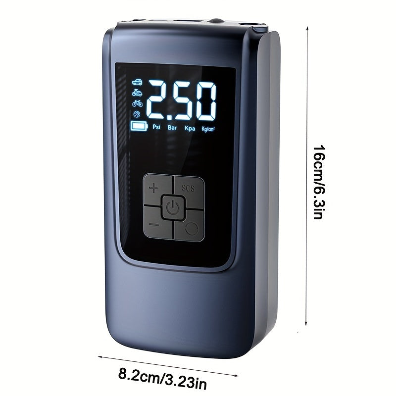 Portable Car Air Compressor Inflator Pump for Car, Motorcycle, Bicycle Tires