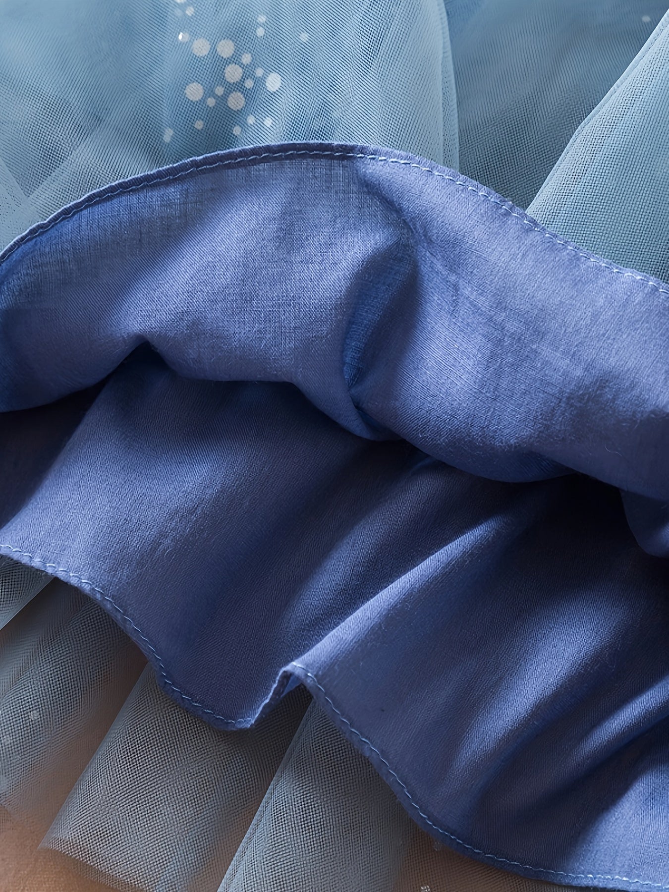 Летнее платье-принцесса с тюлевой звездным небом для девочек старше 3 лет с оборками