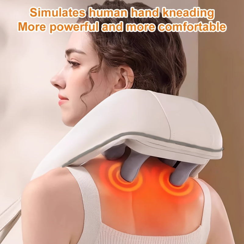 Rechargeable Heat Massager for Neck Back Waist with Lithium Battery