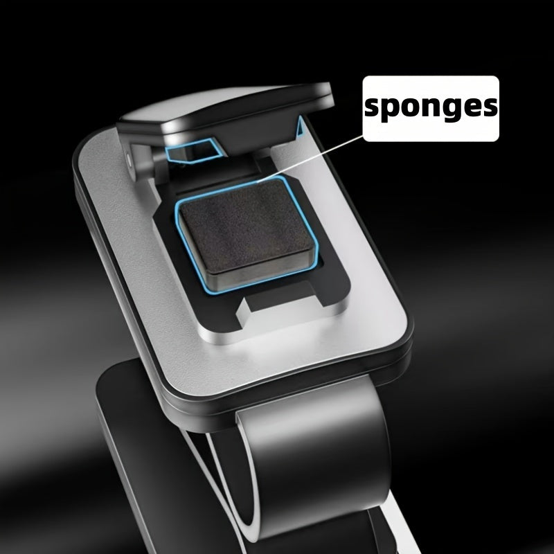 "Moda Olov Bosh Suyak Avtomobil Ko'zoynaklari Uslubi - Kartochka Saqlash va Ko'zoynak Qutisi bilan Plastik Quyoshdan Himoya Qiluvchi Klip, avtomobilingiz uchun zamonaviy va amaliy tanlovdir."