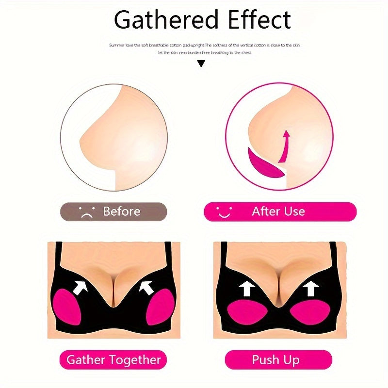 Women's Bikini Set with Padded Push-Up Chest Pads and Breathable Sponge Bra Pads