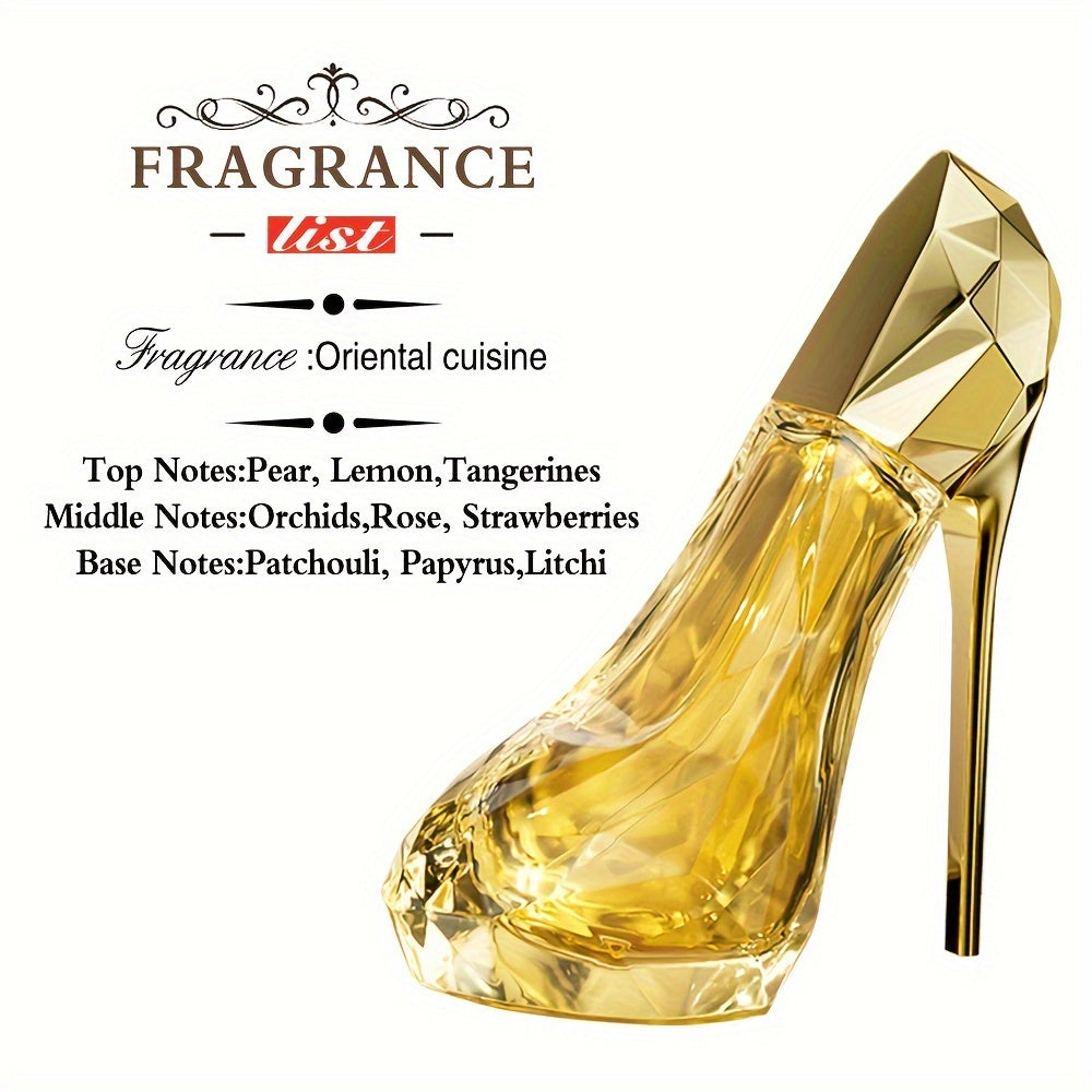 Women's Floral Perfume 3.4oz High Heel-Inspired Elegant Fragrance for Dates and Parties