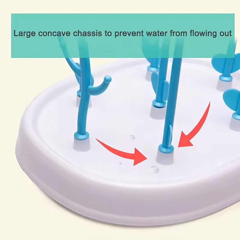 Children's Tree-Shaped Milk Bottle Drying Rack, Disassemble for Easy Storage
