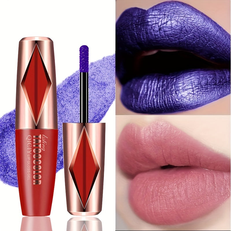 Women Matte Lip Gloss Long-Lasting Waterproof Velvet Lipstick in Vibrant Colors