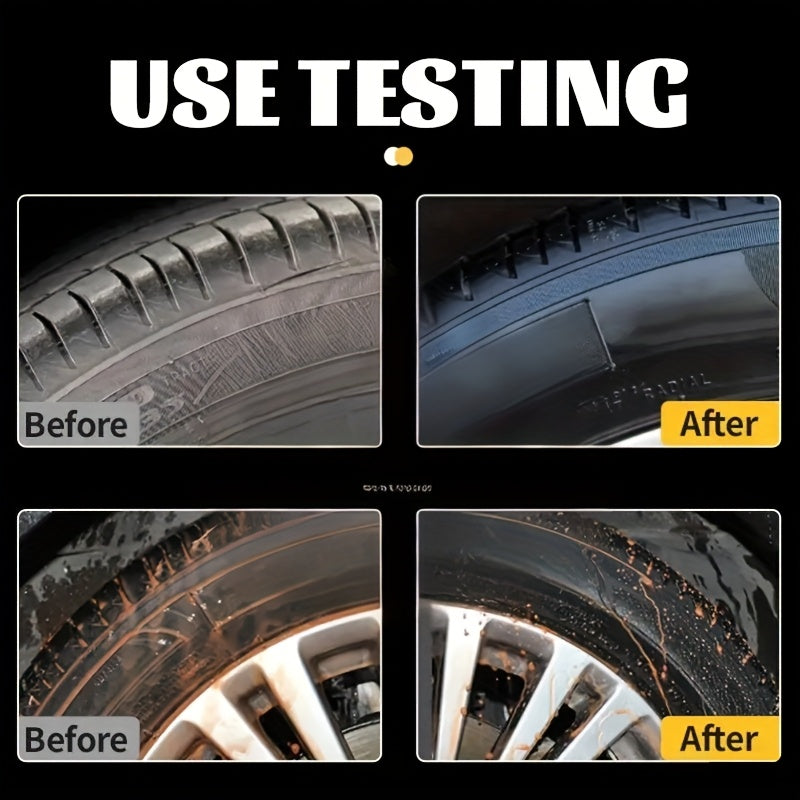 Multi-Purpose Car Wax for Tires and Interior Black Repair Shine Protection