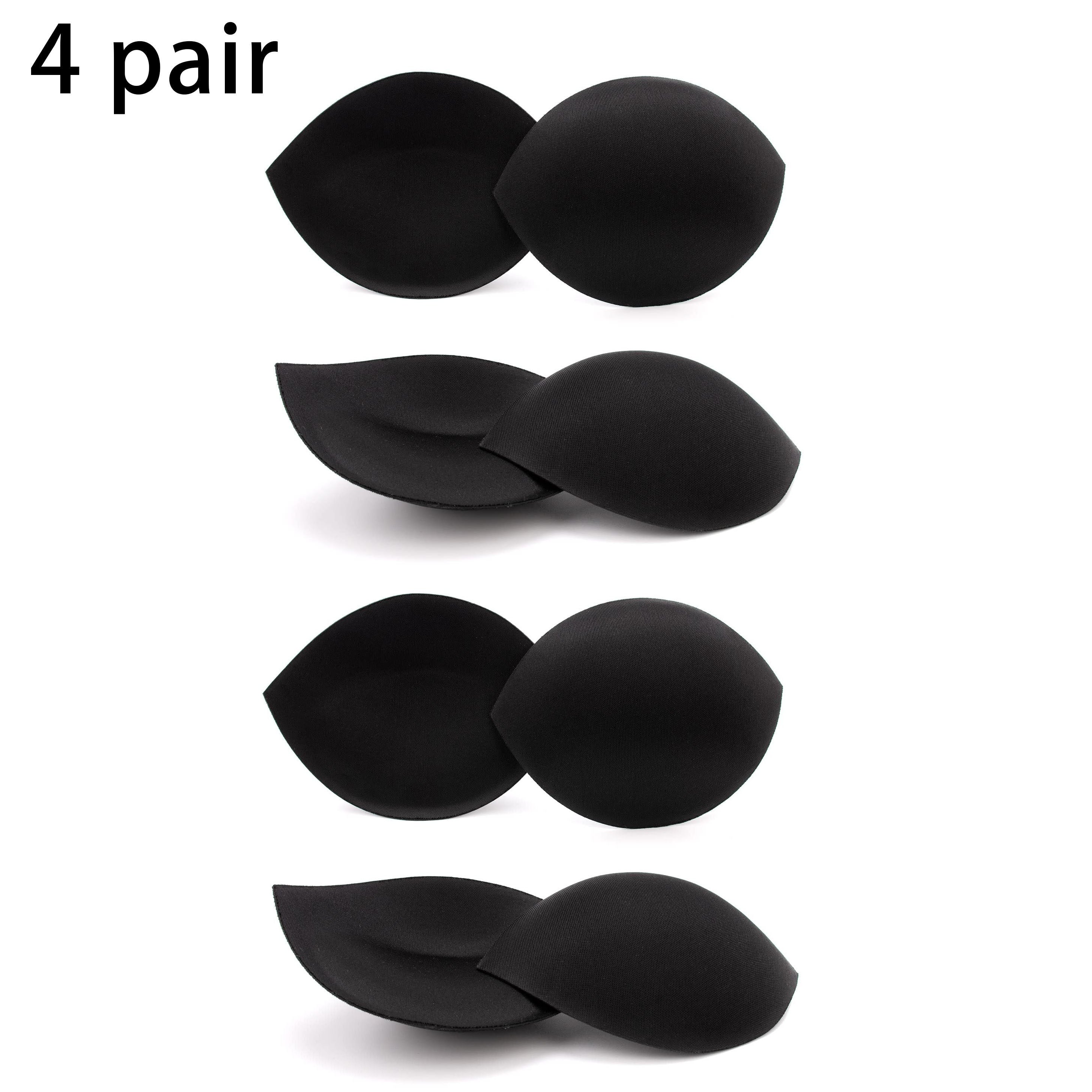 Triangle Chest Pads for Sports Bras Supportive Bust Enhancing Polyester Solid Color