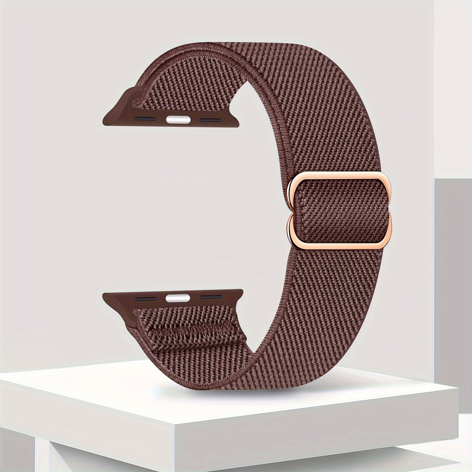 Stretchy Nylon Watch Band for Men Women Compatible with Apple Watch Series 1-8 Ultra SE 38mm 40mm 41mm 42mm 44mm 45mm