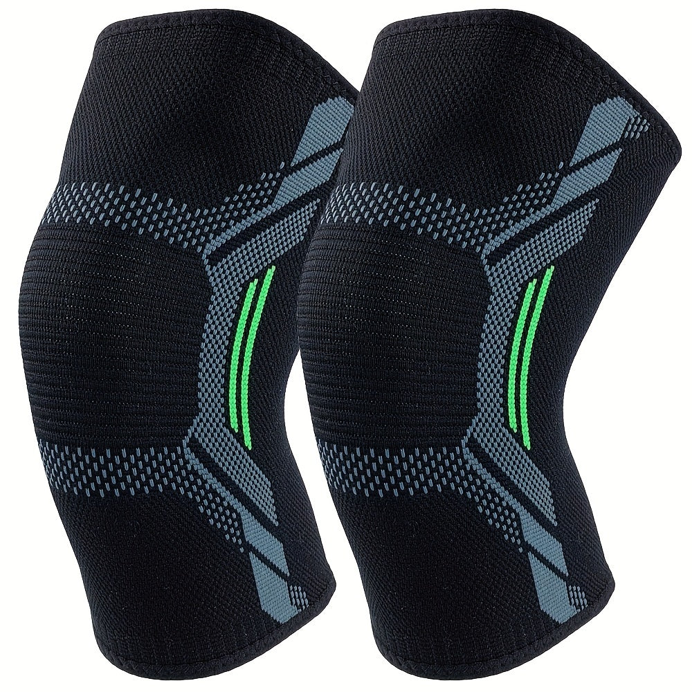 High Stretch Knee Support Sleeves for Women and Men Compression Knee Brace for Exercise Running Gym Weightlifting