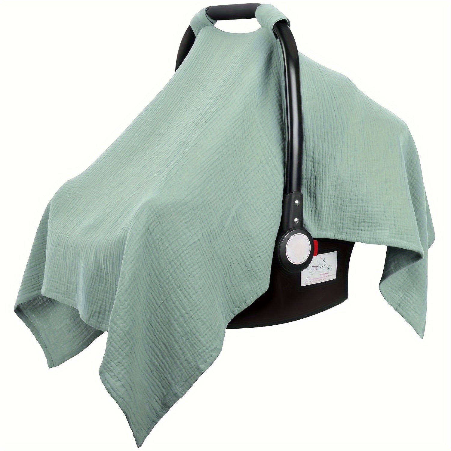 Funda de asiento de coche de muselina para niños y niñas, ligera, transpirable, ajuste universal