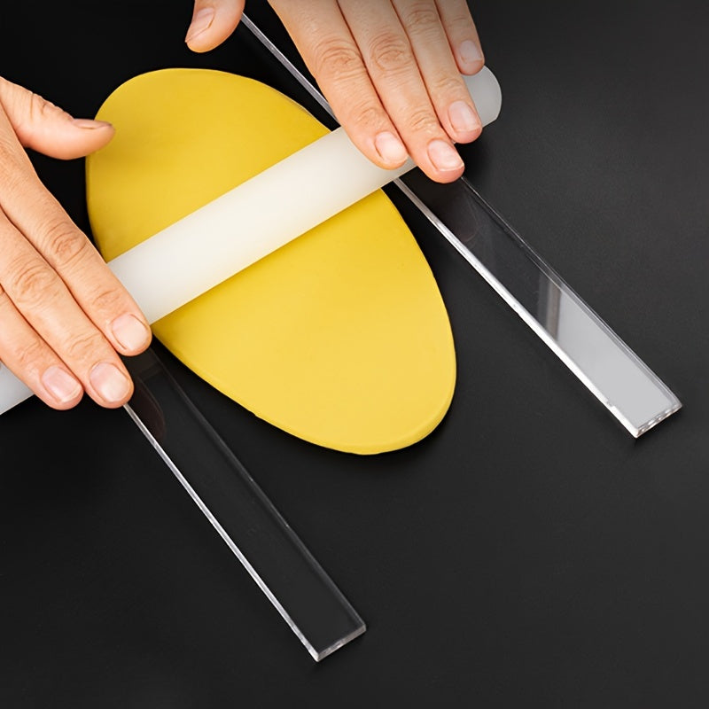 Acrylic Ruler for Baking and Crafting, 29.5cm, 2-10mm Thickness Measurement