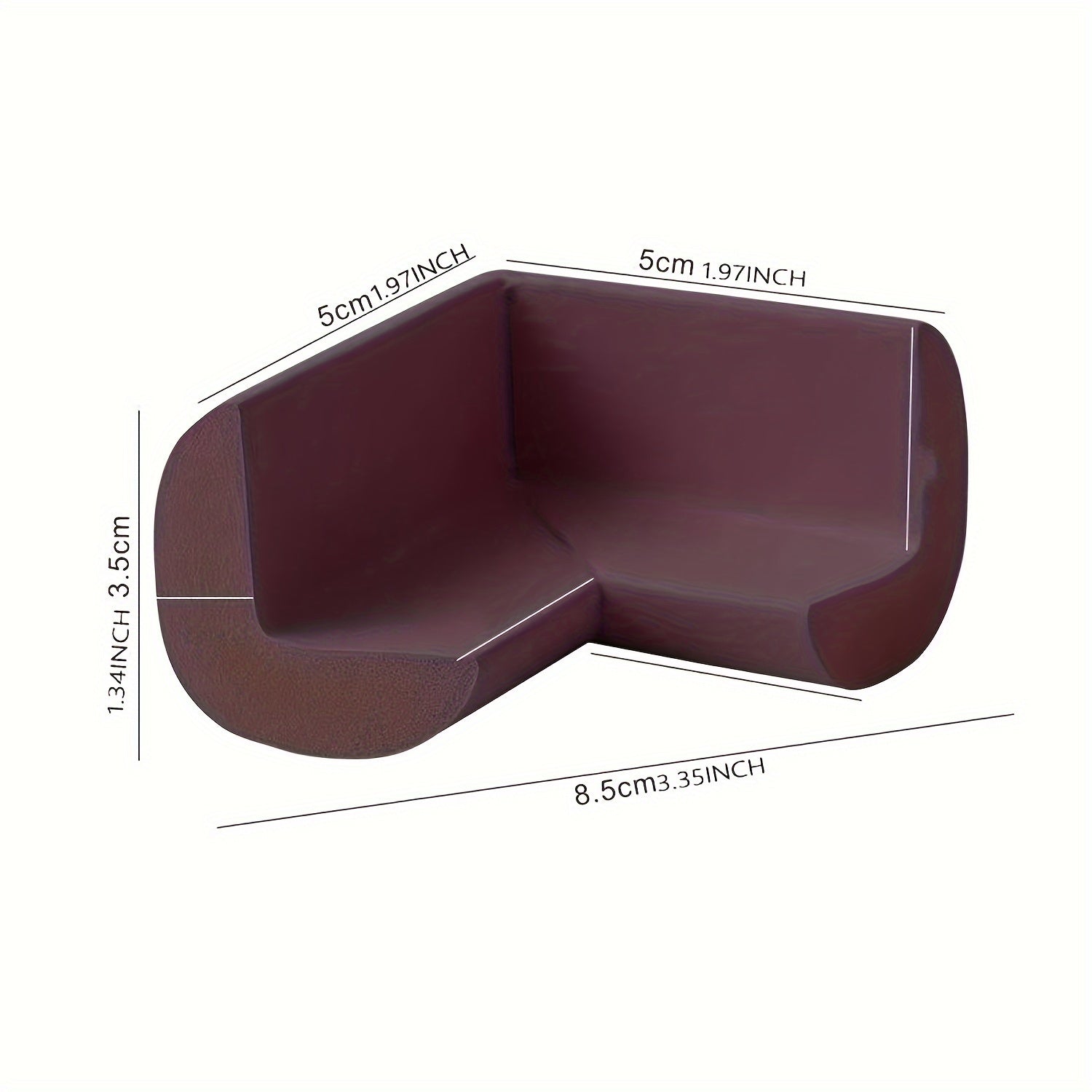 Set of 12 Soft Corner Protectors for Furniture Edge and Corner Guarding