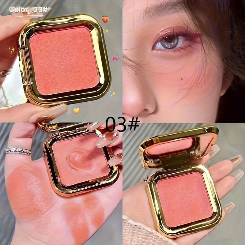 Women Waterproof Shimmering Matte Blush Palette with Natural Finish