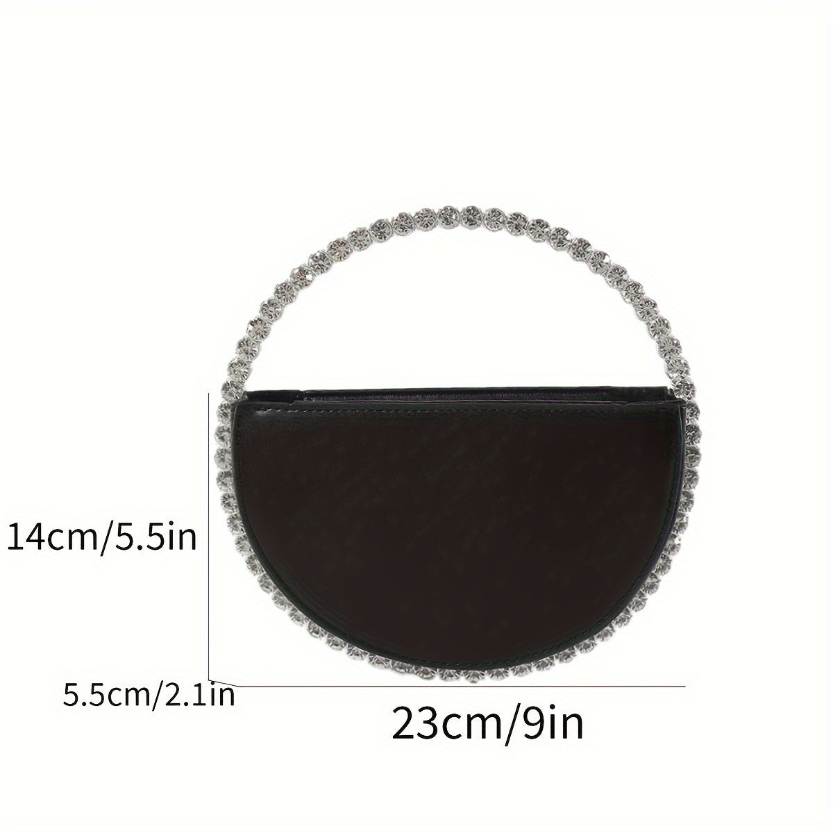 Luxury Evening Purse with Flower Rhinestones Hollow Out Clutch Bag for Wedding Prom Cocktail Party