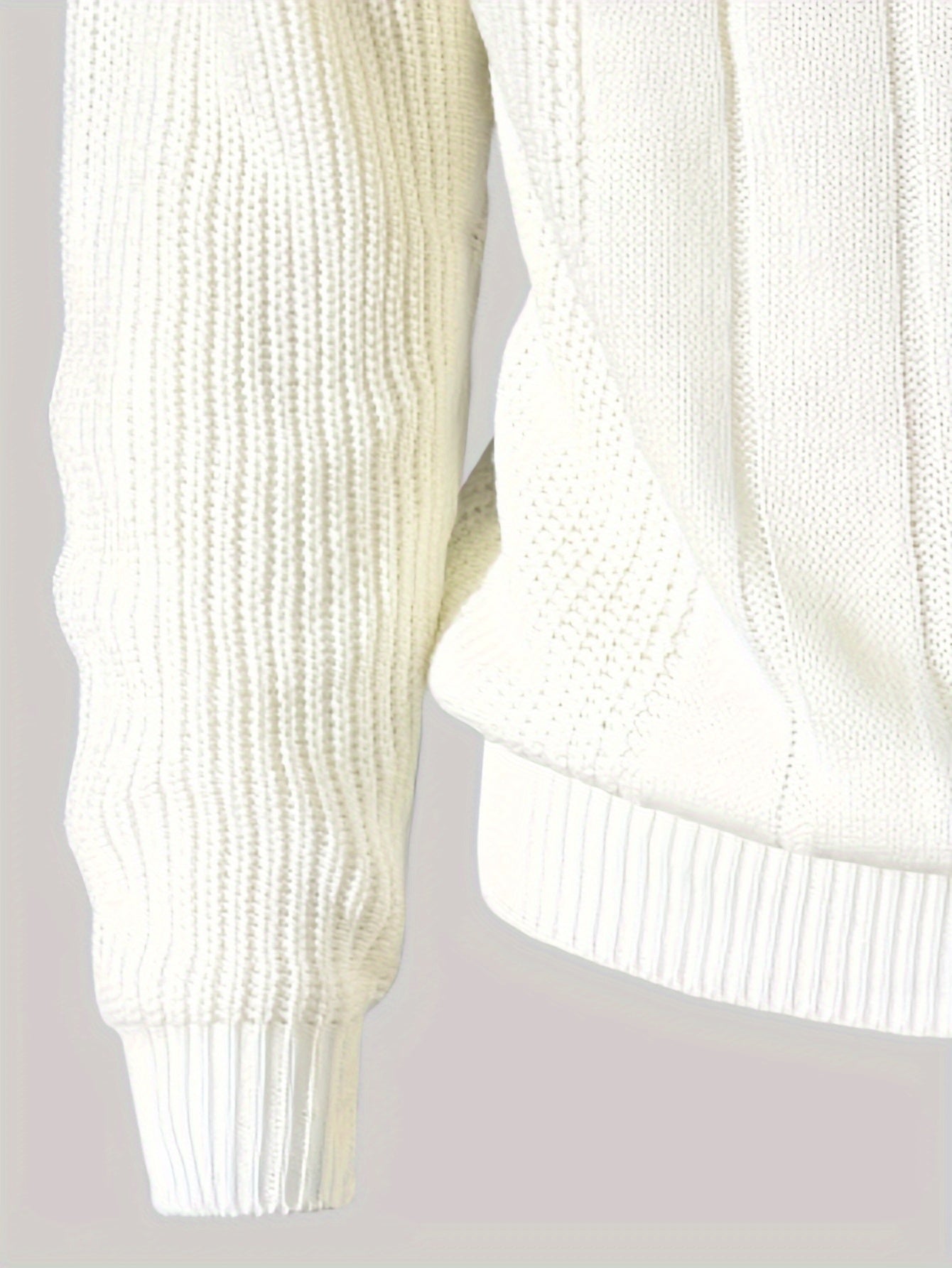 Erkaklar uchun qishki plussiz turtlenek sviter, tasodifiy va akademik uslub