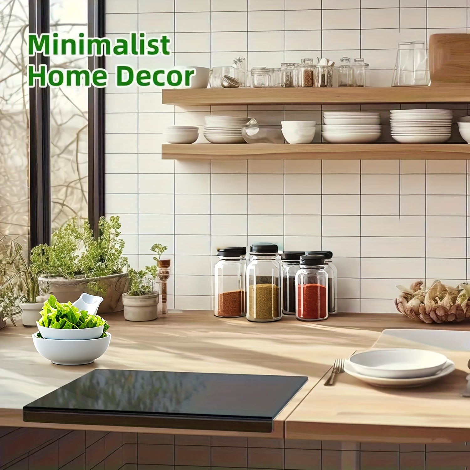 Clear Acrylic Cutting Board Non-Slip Durable Kitchen Countertop Protector 1 Piece