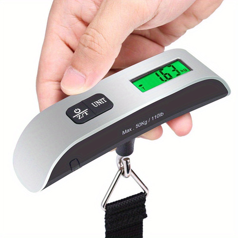 Digital Luggage Scale with Backlight LCD Display 50kg Portable Travel Weighing Tool