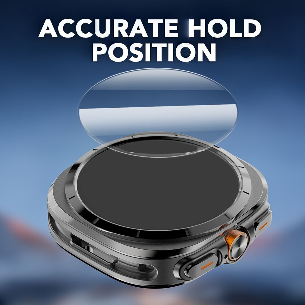 9H Tempered Glass Screen Protectors for Apple Watch and Samsung Galaxy Watch Ultra 2/3/5 Pack