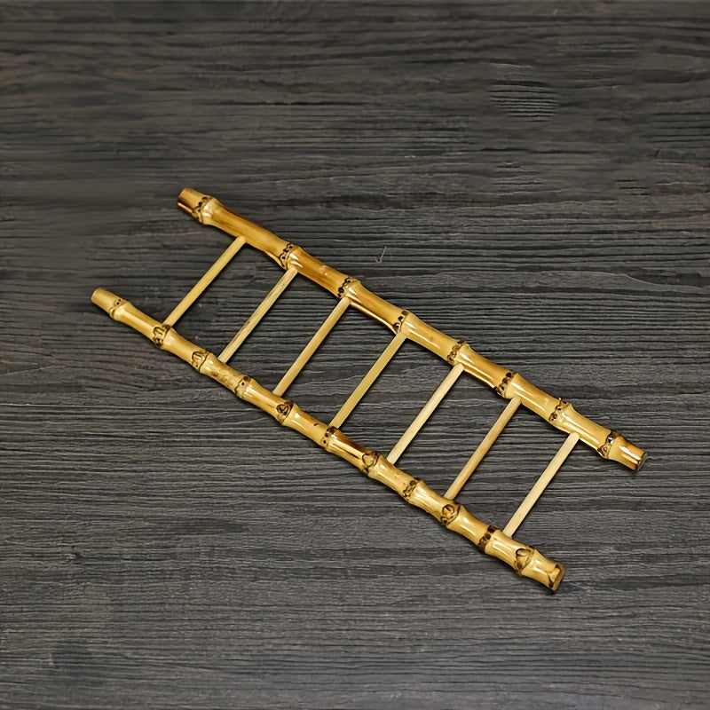 Silliq bambukdan yasalgan qadamli zinapoya - tatuirovkalar, sushi taqdimoti va ichimliklarni ko'rsatish uchun ko'p maqsadli uy aksessuari