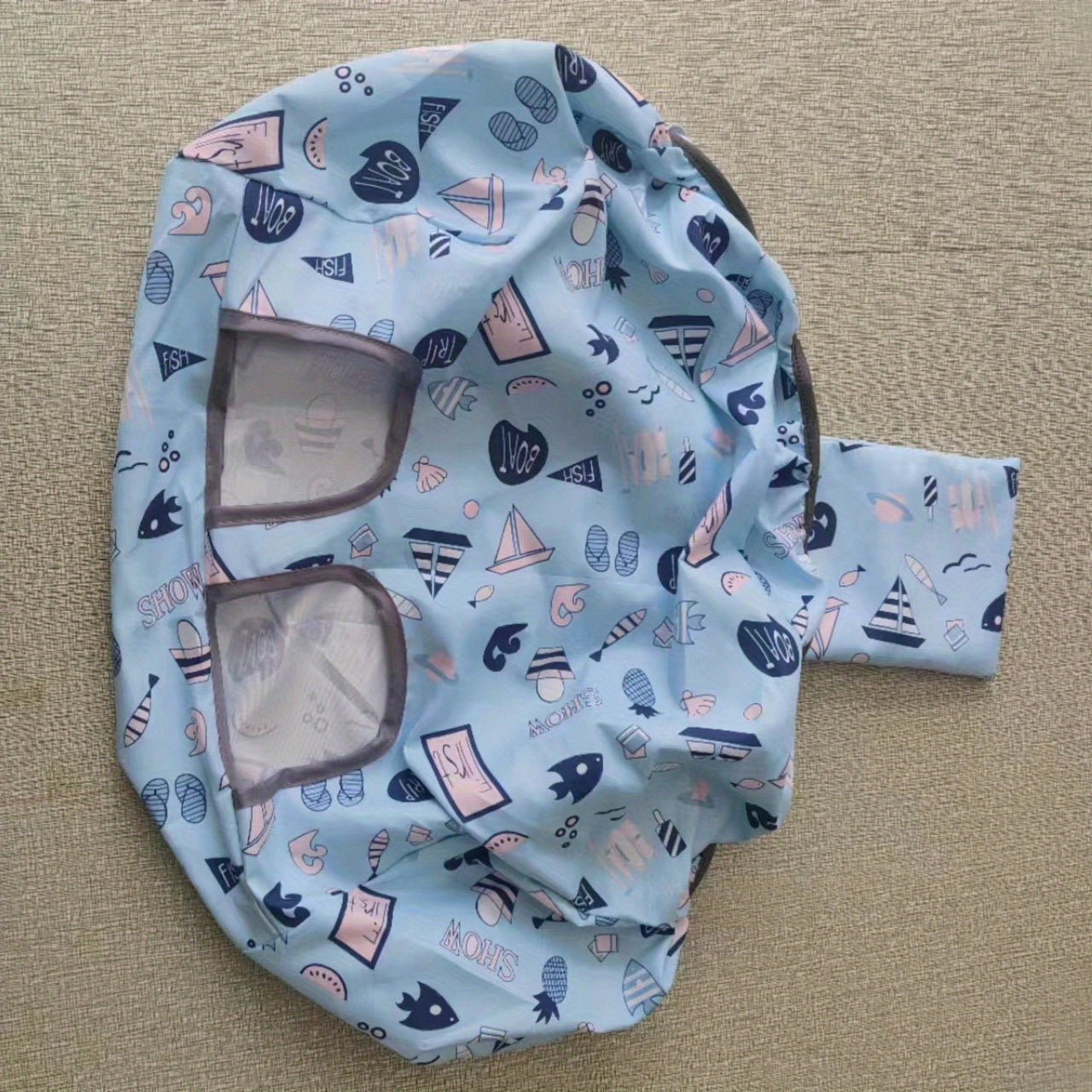 Baby Car Seat Cover 2-in-1 Portable for Car Seat, Shopping Cart, High Chair