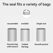 5-in-1 Portable Vacuum Sealer with LED Display USB Rechargeable Food Preservation Kit