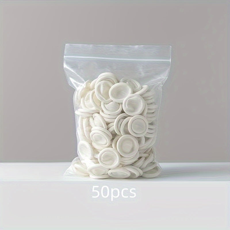 Silicone Finger Cots Pack 50 100pcs Reusable Powder-Free Anti-Static for Beauty Tattoos