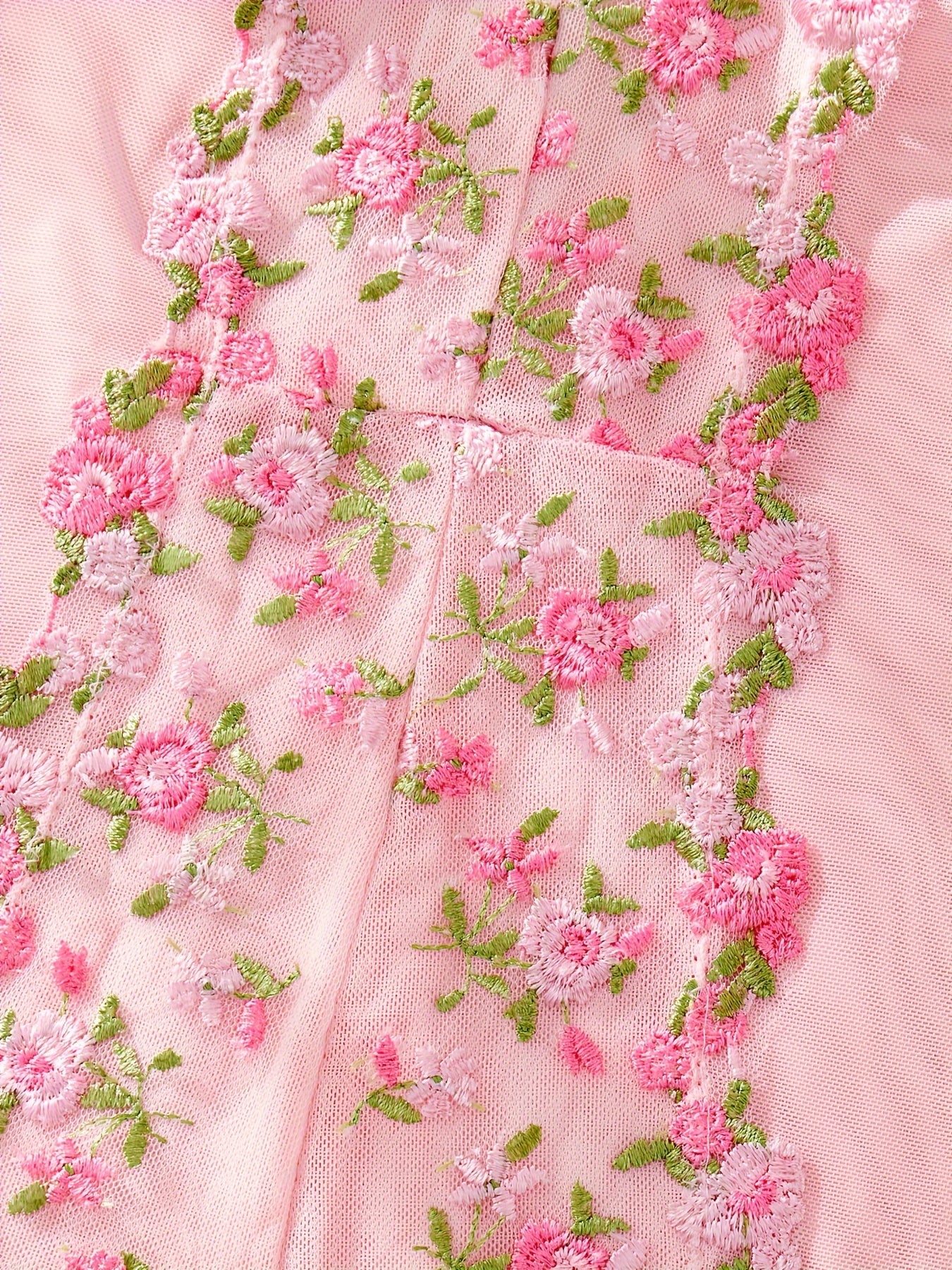 Women's Floral Patchwork Lingerie Set with Garter Belt