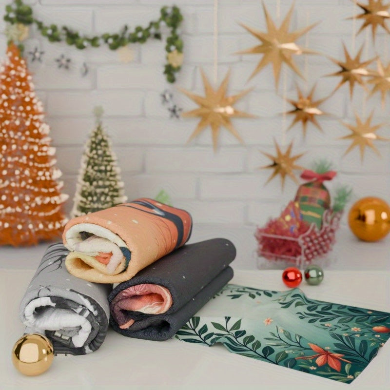 Winter Christmas Kitchen Decor Set of 4 Ornaments 45.72x66.04cm