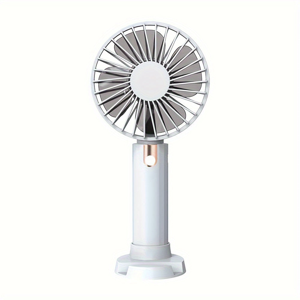 Mini Handheld Fan Portable USB Rechargeable for Travel Camping Office