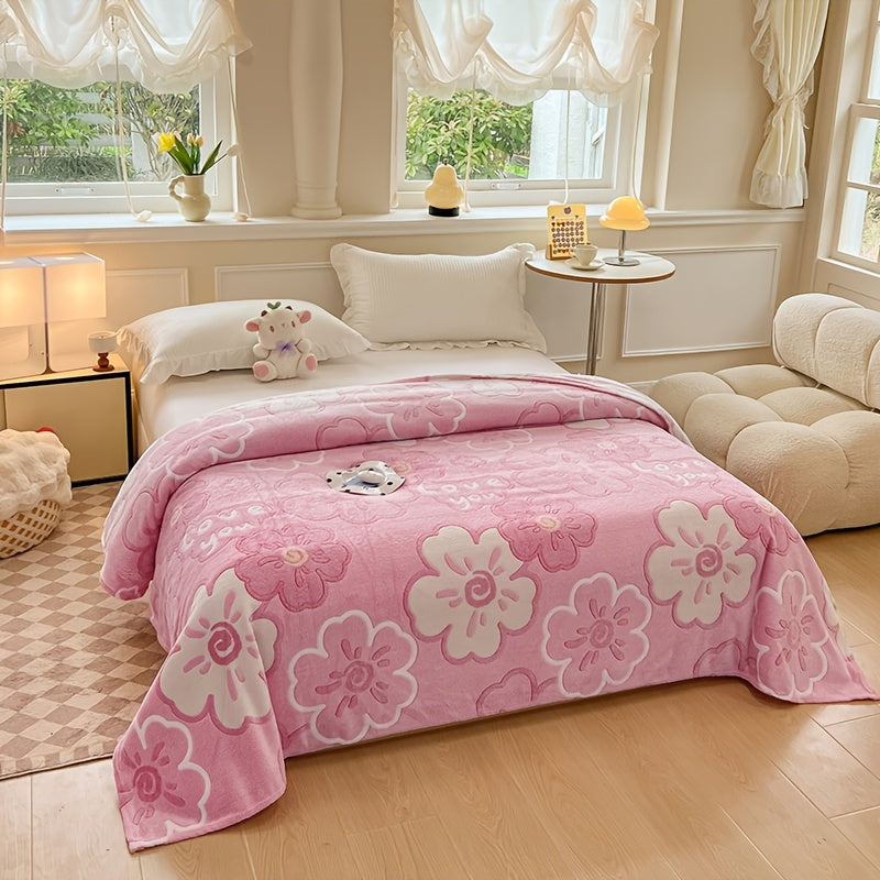 Soft Flannel Blanket Dual-Sided for Bed or Couch Perfect for Winter and Holiday Gifts