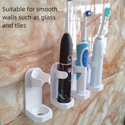 Wall-Mounted Electric Toothbrush Holder for Bathroom Organization