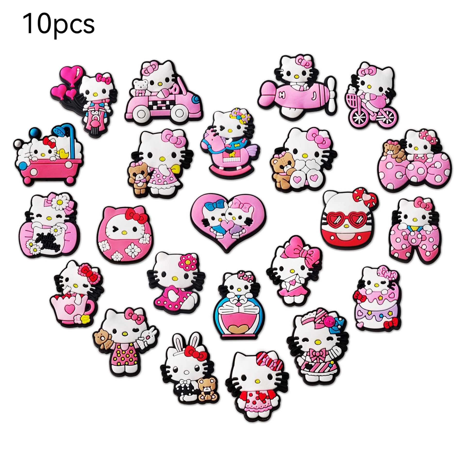 Women Shoe Decorations Flower Shoe Clips PVC Removable DIY Sandals Slippers