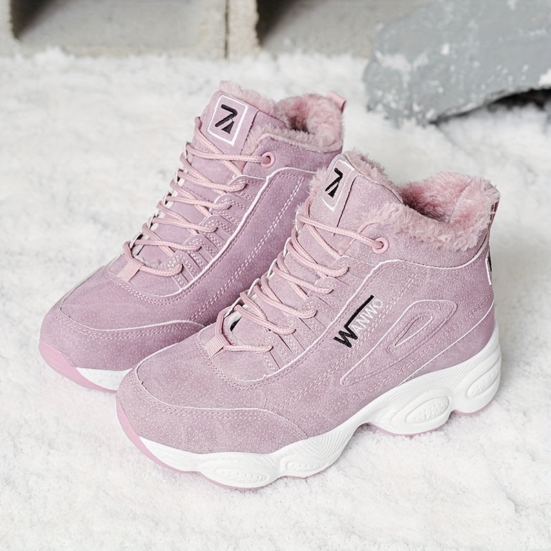 Women's Insulated Snow Boots - Thermal, Slip-Resistant, Winter Wear