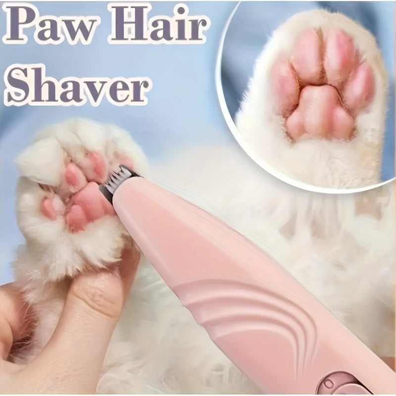 Cordless Electric Pet Grooming Scissors for Trimming Hair Around Paws Eyes Ears Face and Buttocks Low Noise