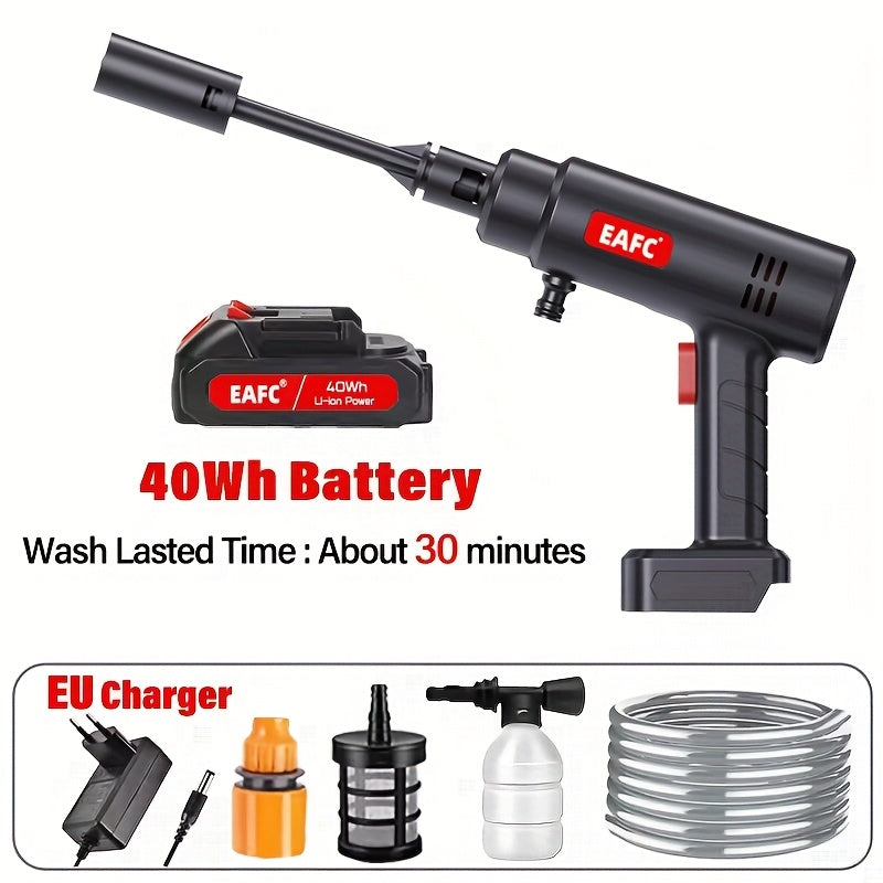 Wireless High Pressure Electric Pressure Washer for Car and Floor Cleaning